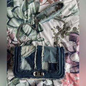 Rebecca Minkoff Love Denim Patchwork Crossbody Purse